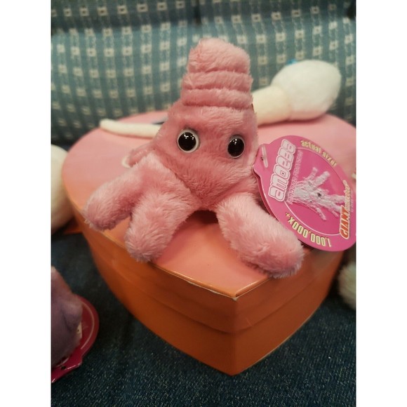 Giant Microbes Plush Set  AMOEBA SPERM EGG KISSING DISEASE PENICILLIN - Picture 3 of 10
